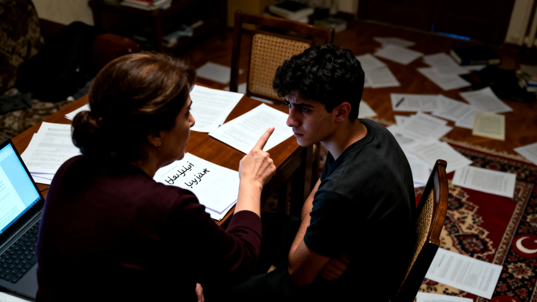 Anne, genç yetişkin çocuğuna akademik başarı, kariyer hedefleri ve yaşam seçimleri konusunda aşırı baskı uyguluyor ve bu durum ilişkide gerginlik ve çocuğun özerkliğine saygı eksikliği yaratıyor"