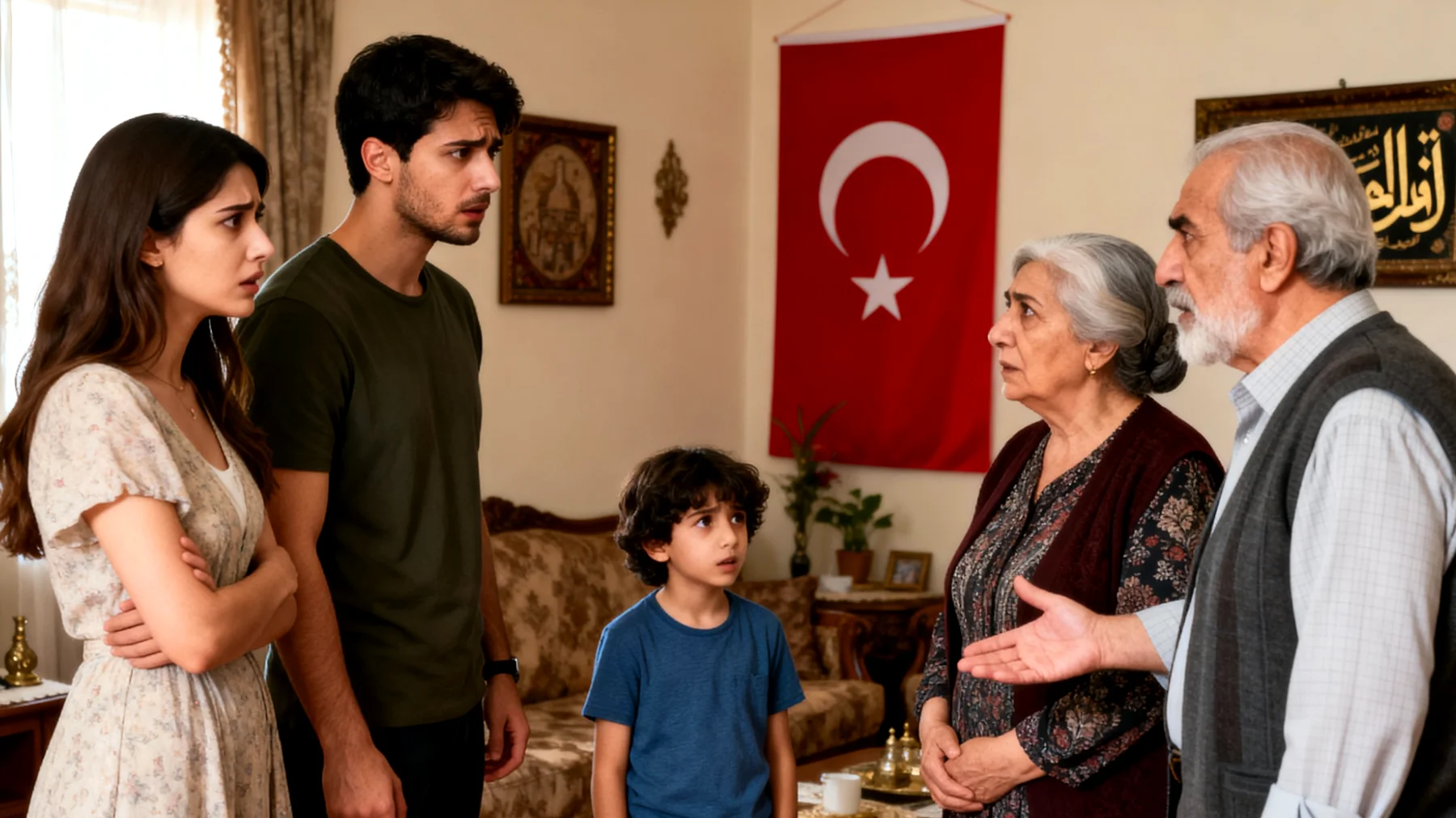 Ebeveynler ve büyükanne-büyükbaba arasında çocukların eğitimi, günlük rutinleri ve değerlerin aktarımı konusunda farklı görüşler nedeniyle gerginlik yaşanıyor. Çocuklar bu farklı yaklaşımlardan dolayı kafa karışıklığı yaşıyor ve bazen bir nesli diğerine karşı kullanmaya çalışıyor."