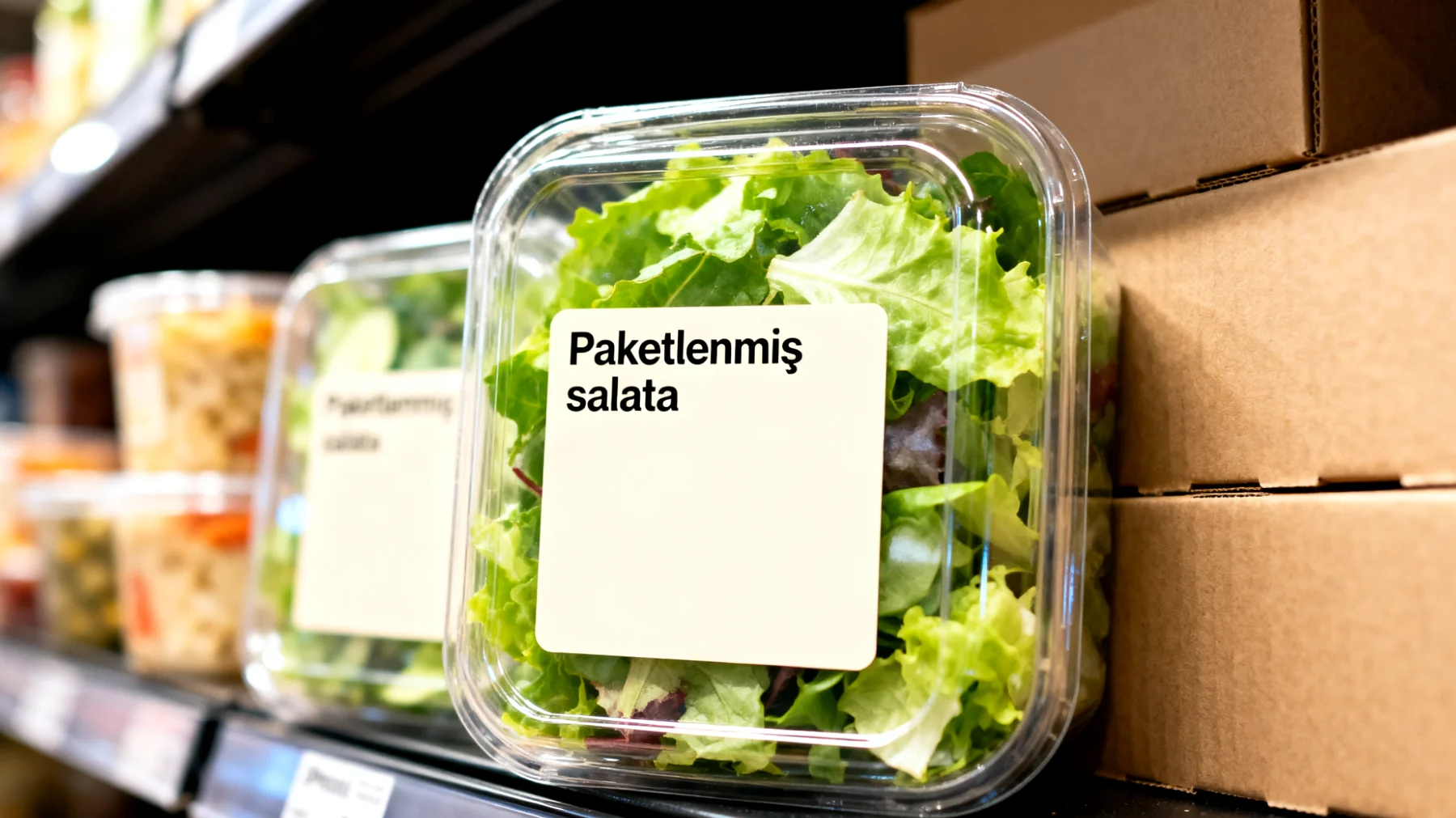 Paketlenmiş salata"